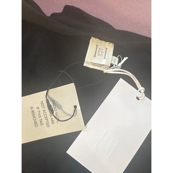 Helsa Briella Cashmere Knit Scarf in Black One Size New Womens Shawl Wrap - Picture 5 of 6